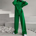 Women's Soft Knit Two-Piece Loungewear Set