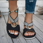 Gold Strappy Sandals – Luxury Metallic Evening Sandal | Meave & Ivy