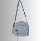 Mini Corduroy Crossbody Bag – Compact Shoulder Bag