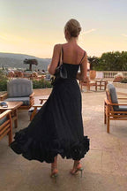 Ruffle Wedding  Dress – Elegant Occasion Dress | Meave & Ivy
