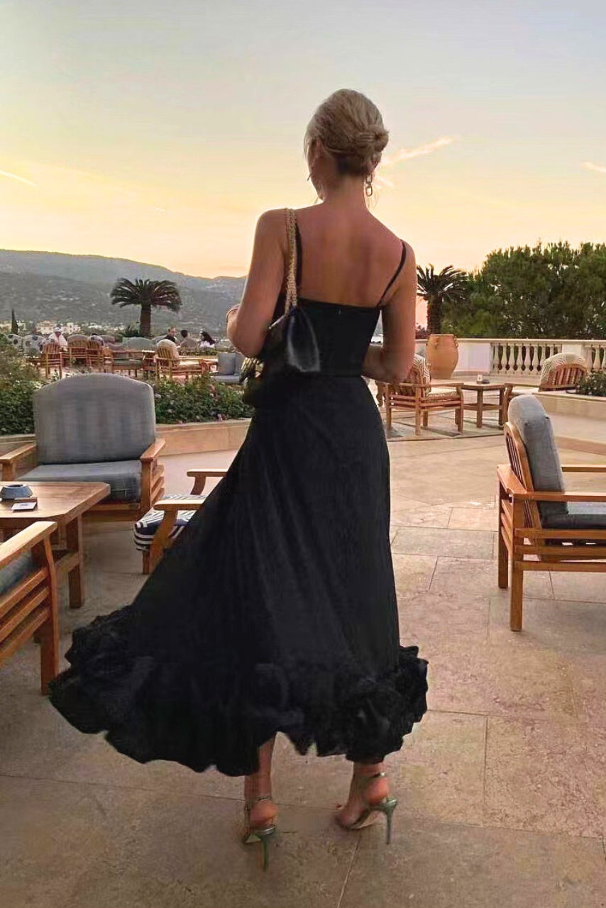 Ruffle Wedding  Dress – Elegant Occasion Dress | Meave & Ivy