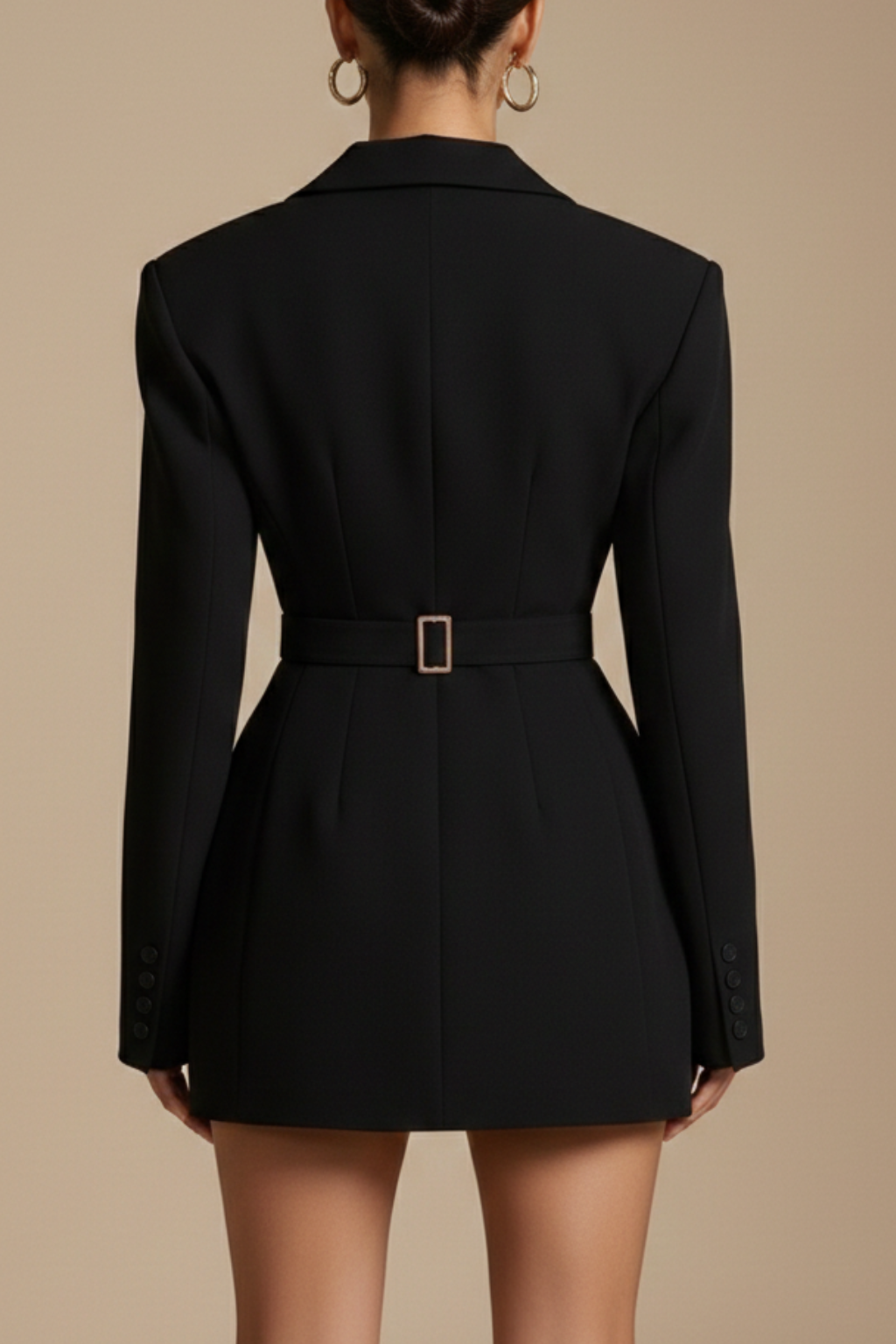Double Breasted Tailored Blazer Mini Dress
