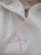 Oversized Hoodie with Bow Detail