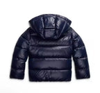 Women's Padded Winter Jacket with Hood and Glossy Finish – Water-Repellent