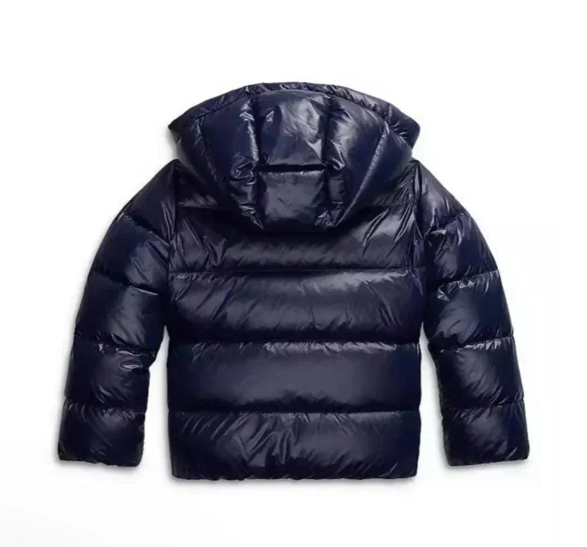 Women's Padded Winter Jacket with Hood and Glossy Finish – Water-Repellent