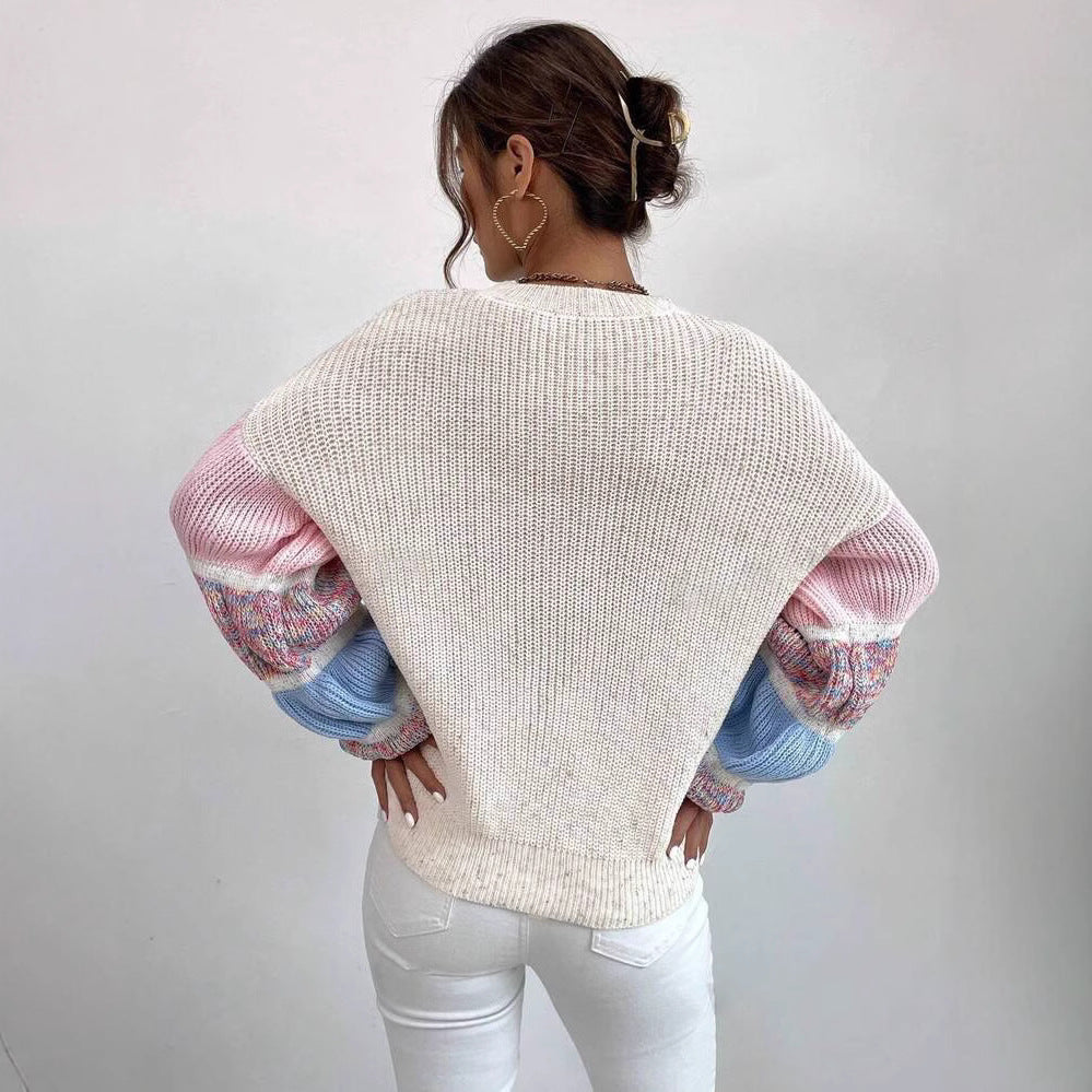 Women's Relaxed Colourblock Knit Sweater