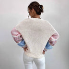 Women's Relaxed Colourblock Knit Sweater