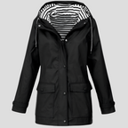 Waterproof Windproof Hooded Jacket – Women's All Weather Coat