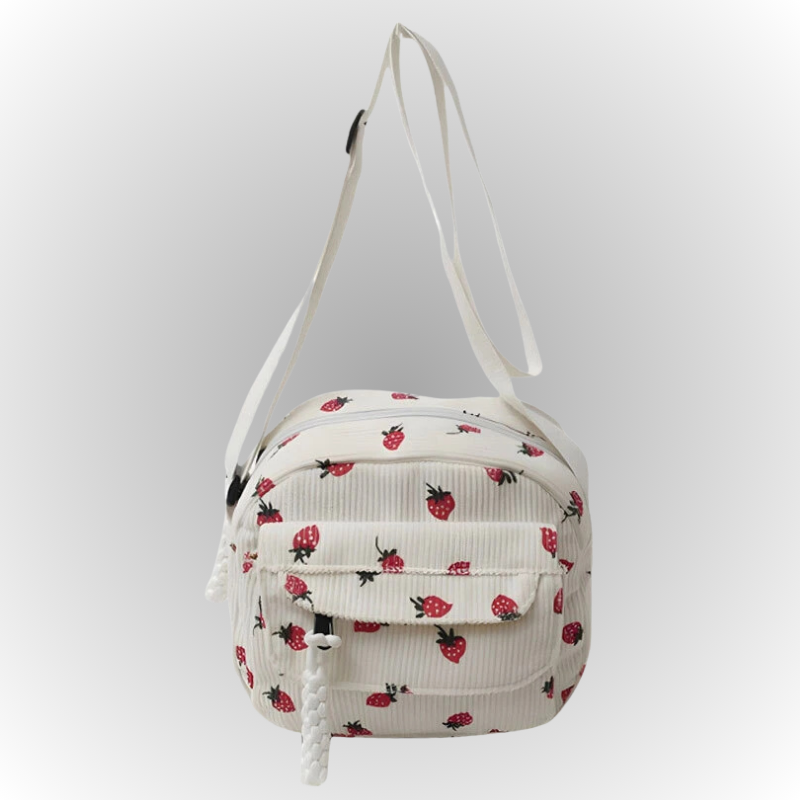 Mini Corduroy Crossbody Bag – Compact Shoulder Bag
