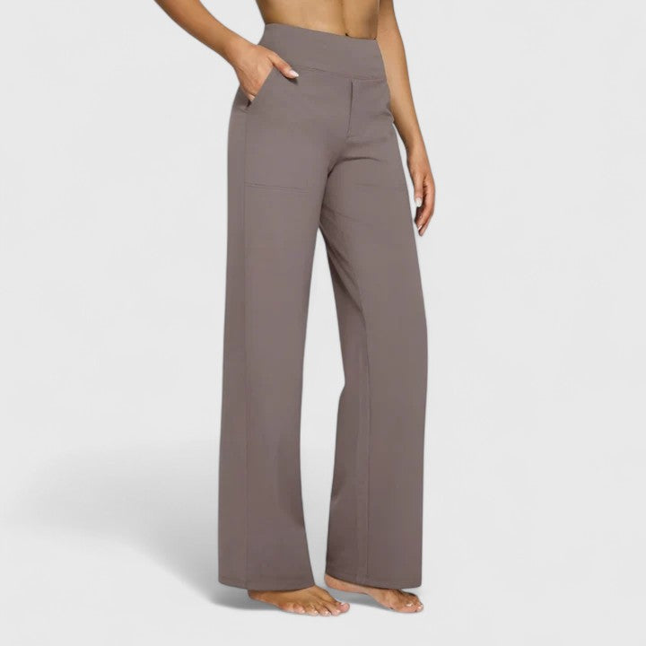 Women's Zip Trousers – Easy Elegant Drape in 8 Colours