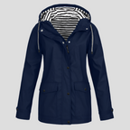 Waterproof Windproof Hooded Jacket – Women's All Weather Coat