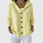 Women's Hooded Cardigan – Effortless Layering Knit in 4 Colours
