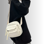 Mini Corduroy Crossbody Bag – Compact Shoulder Bag