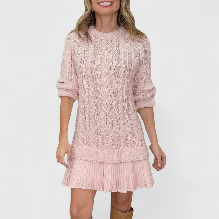 Women's Knitted Jumper Dress – Cosy Knit Elegance in 5 Colours
