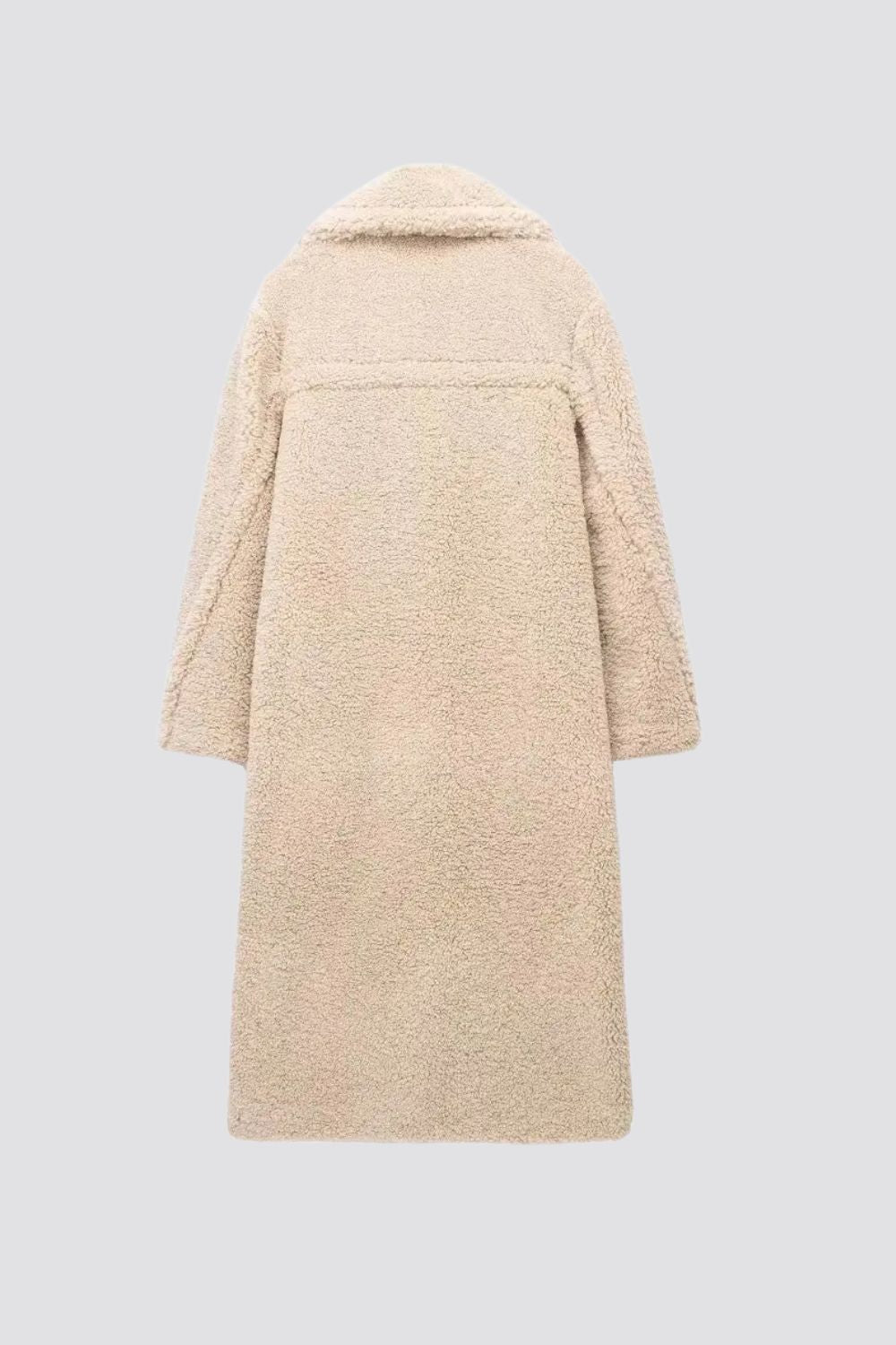 Longline Teddy Coat – Women's Faux Fur Winter Coat