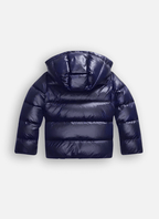 Slim-Fit Puffer Jacket with Glossy Finish