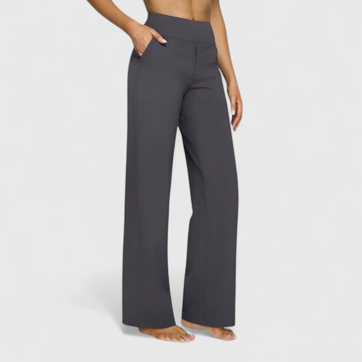 Women's Zip Trousers – Easy Elegant Drape in 8 Colours