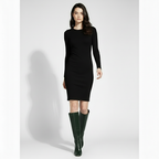 Knee High Stiletto Boots with Pointed Toe – Vegan Leather Heeled Boots