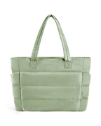 Quilted Tote Bag – Lightweight Padded Shoulder Bag