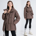 Women's Fitted Winter Coat – Warm Tailored Long Coat