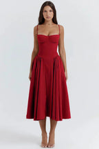 Strapless Corset Dress with Fitted Bodice | Meave & Ivy
