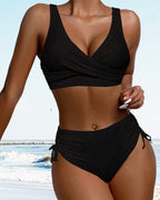 Alexandra | Women's Summer V-Neck Bikini Swimsuit | Meave & Ivy