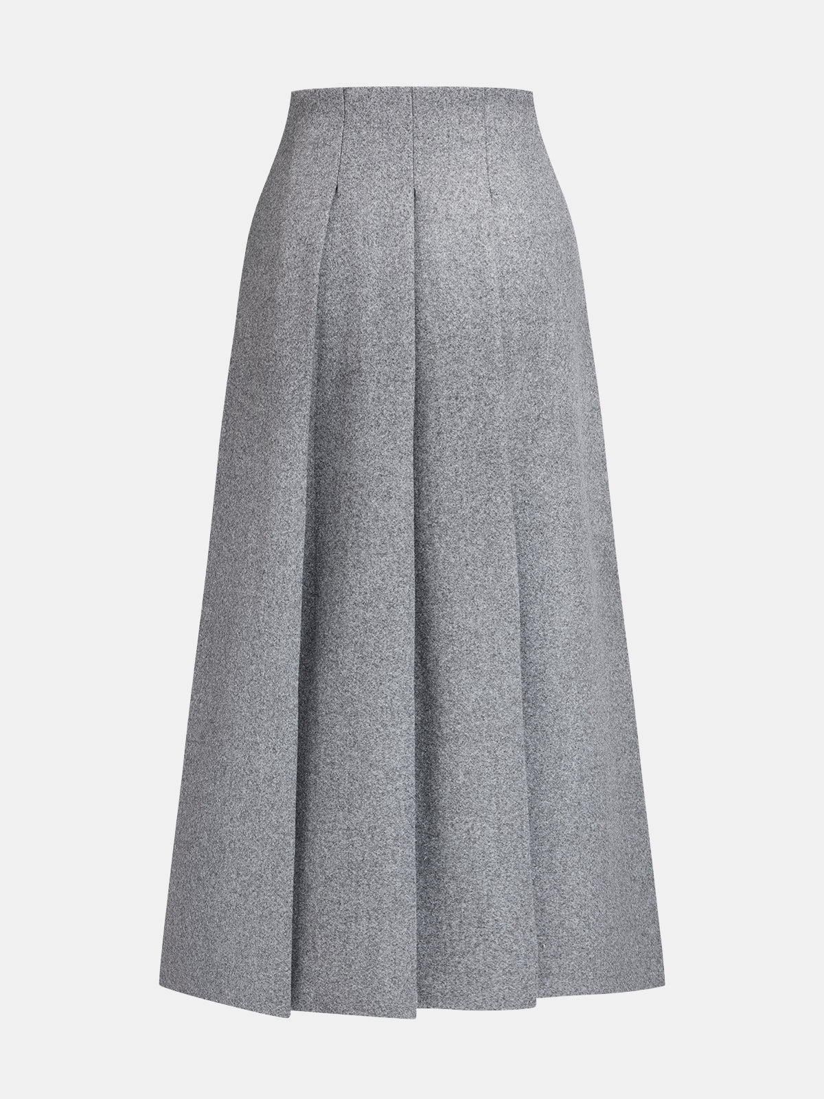 Women's Tailored Tweed Blazer and Pleated Midi Skirt Two-Piece Set