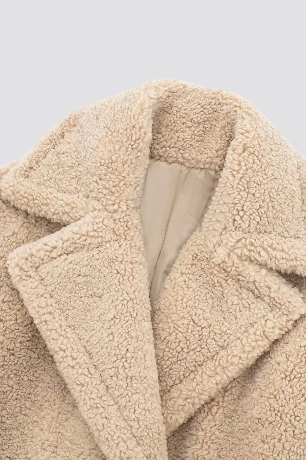 Longline Teddy Coat – Women's Faux Fur Winter Coat