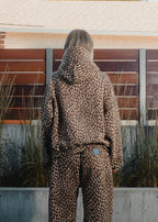 Women's Printed Hoodie and Trouser Set with Oversized Fit