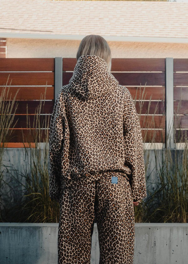 Women's Printed Hoodie and Trouser Set with Oversized Fit