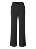 Women's High-Waisted Wide-Leg Tailored Trousers – Lightweight Full-Length Style with Front Seams for Office Smart Casual Travel and Everyday Wear