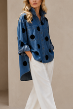 Polka Dot Blouse – Women's Summer Everyday Blouse