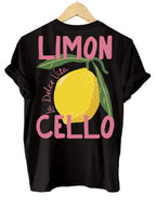 Lemon Print T-Shirt with Back Print – Women's Summer Tee with Italian Flair
