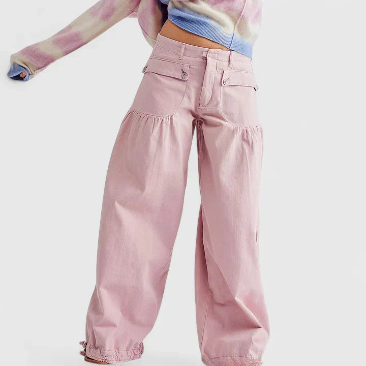 Women's Pocket Trousers – Easy Elegant Drape in 5 Colours