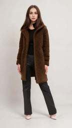 Longline Teddy Coat – Fluffy Warmth in 5 Colours