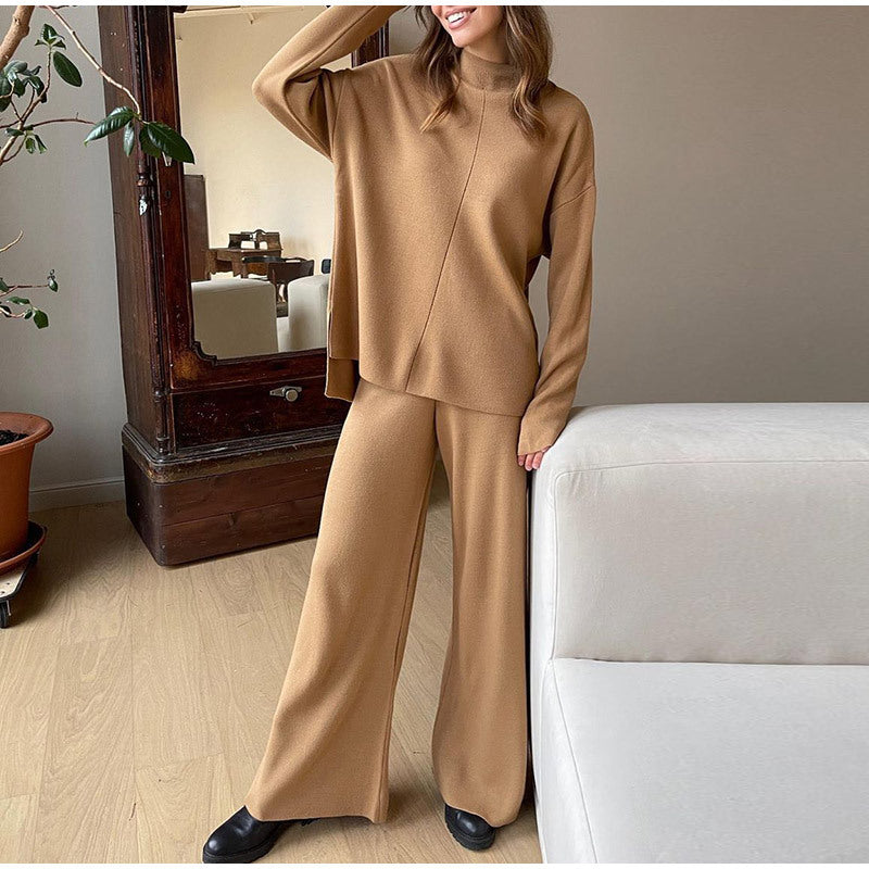 Women's Soft Knit Two-Piece Loungewear Set