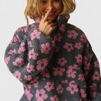 Women's Zip Jumper – Soft Everyday Warmth in Orange or Pink