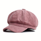 Corduroy Newsboy Cap – Women's Baker Boy Hat