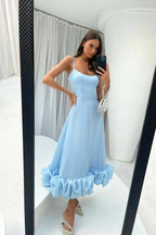 Ruffle Wedding  Dress – Elegant Occasion Dress | Meave & Ivy
