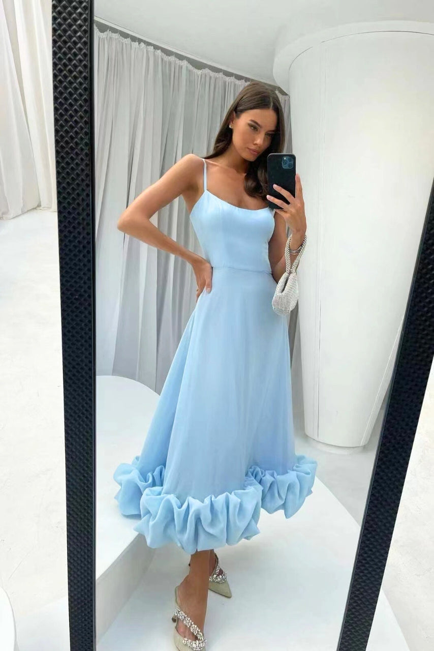 Ruffle Wedding  Dress – Elegant Occasion Dress | Meave & Ivy