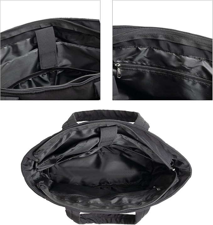 Quilted Tote Bag – Lightweight Padded Shoulder Bag