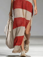 Women's Striped Jumper Dress – One Piece Winter Ease in 6 Colours
