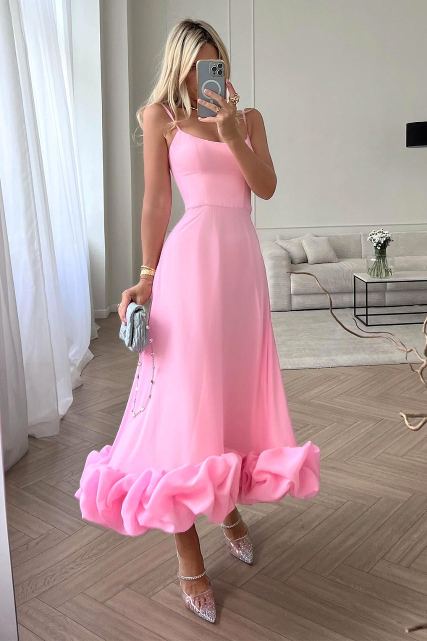 Ruffle Wedding  Dress – Elegant Occasion Dress | Meave & Ivy