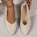 Pointed Toe Knit Ballet Flats in 7 Colours