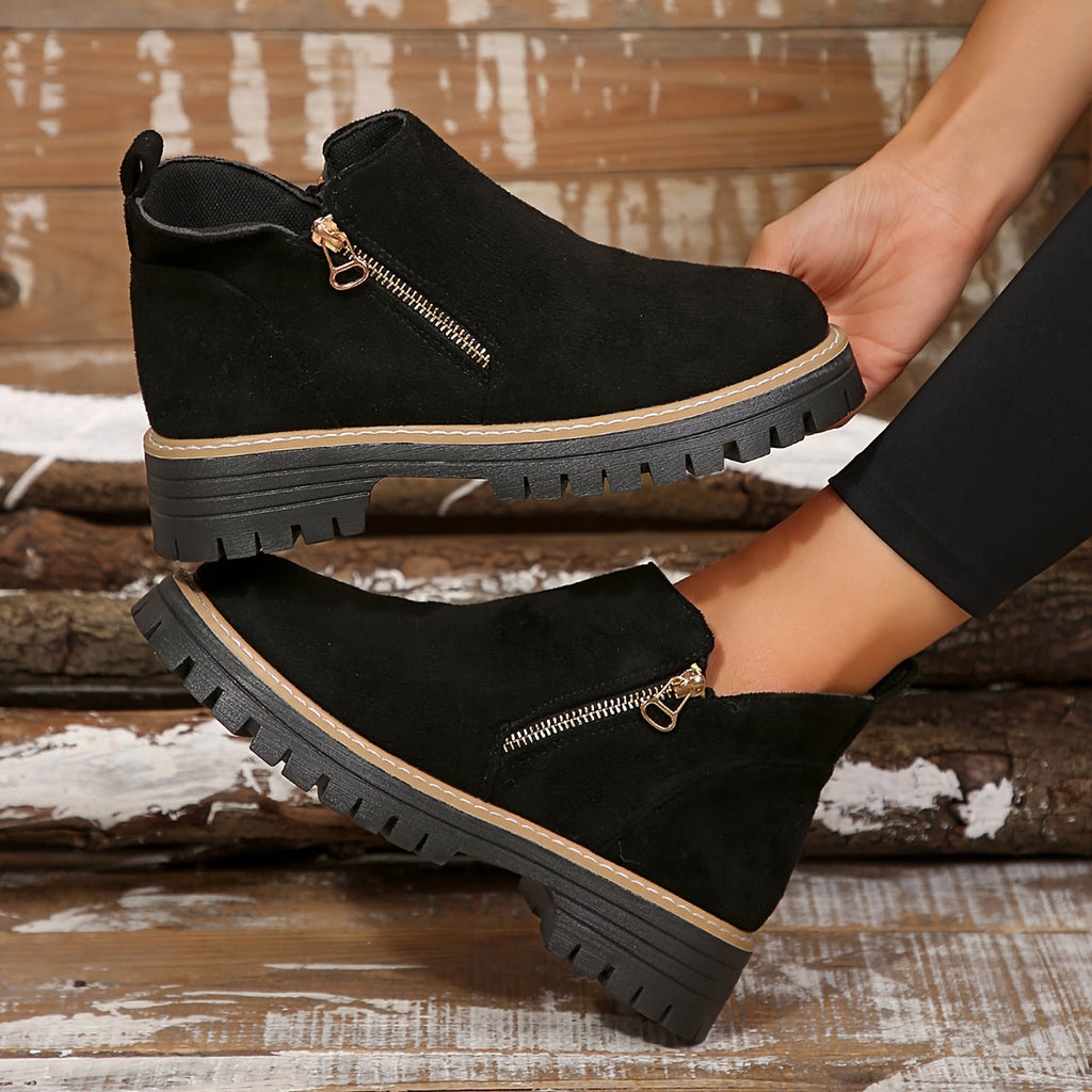 Women's Zip Boots – Cushioned All-Day Comfort in 7 Colours