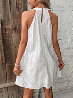 Halter Neck Mini Dress – Elegant Summer Party Dress | Meave & Ivy