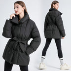 Women's Fitted Winter Coat – Warm Tailored Long Coat