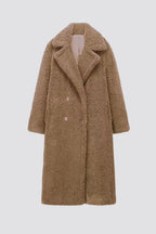 Longline Teddy Coat – Women's Faux Fur Winter Coat
