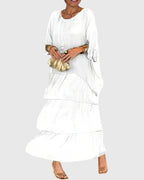 Nora | Women's Summer Tiered Maxi Dress | Meave & Ivy