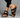 Woven Crossover Strap Wedge Sandals